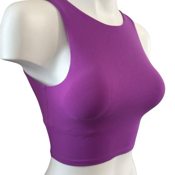 aerie Tops - Aerie Cropped Sports Tank Top/Built in Bra-Violet, size S